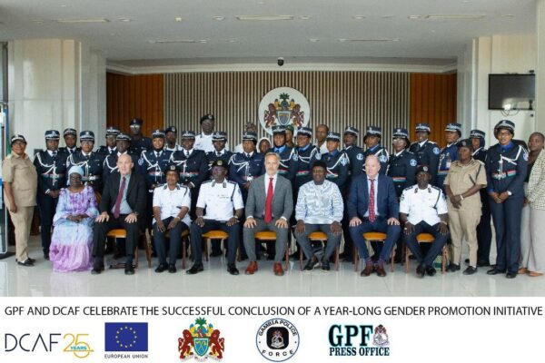 Gambia Police Force uplifts officers with DCAF gender promotion initiative training