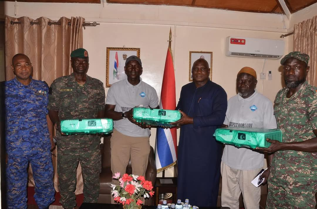 Brufut Horizon giving projectors to defence ministry