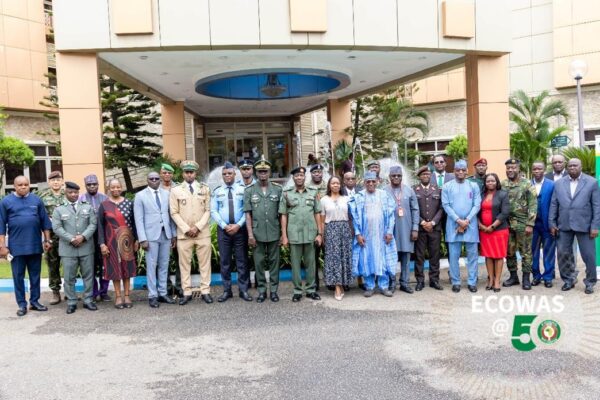 ECOWAS officials at Standby Force training