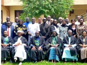 MDI officials and students