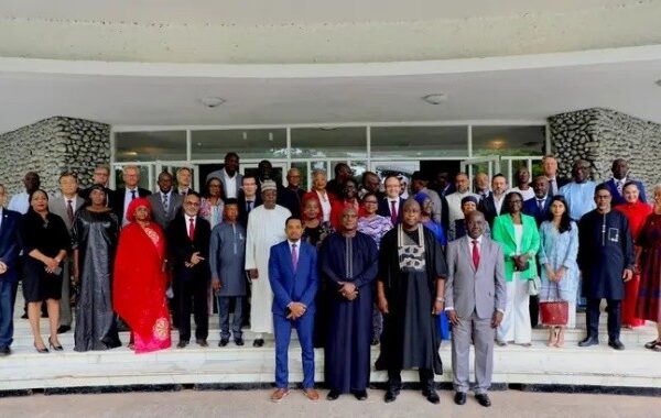 Foreign Minister with officials