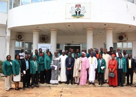 Nigerian Technical Aid Corps with Ministry of Higher Education officials