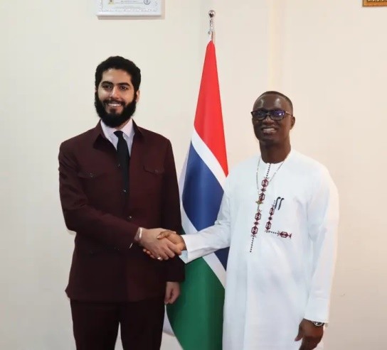 OSC secretary general with Minister Pierre Gomez