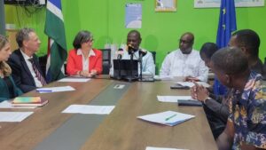 Minister of Agriculture, Demba Sabally