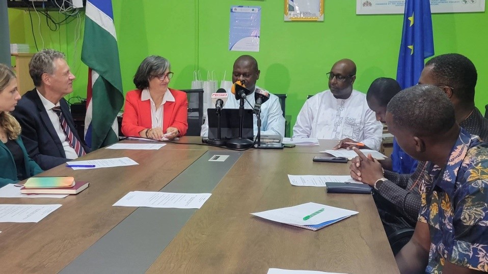 Minister of Agriculture, Demba Sabally