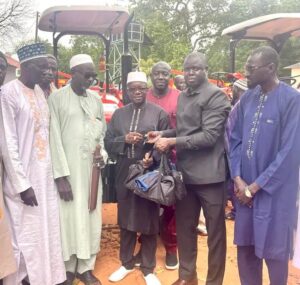 North Bank Region receive tractors