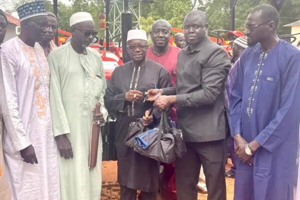 North Bank Region receive tractors