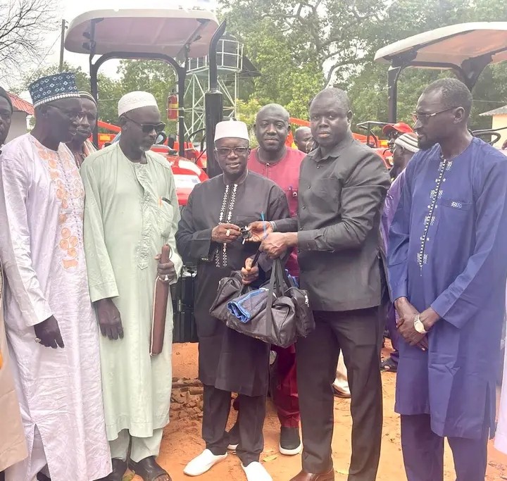 North Bank Region receive tractors