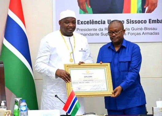 President Adama Barrow returns from Bissau trip