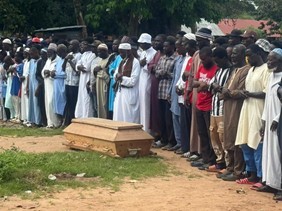 Mandinary youth, Omar Badjie's funeral