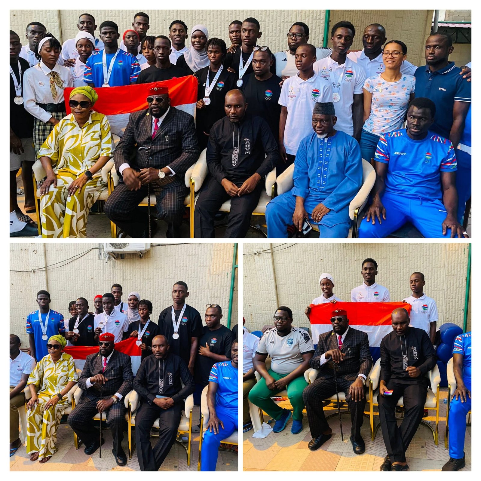 AYG athletes from Gambia