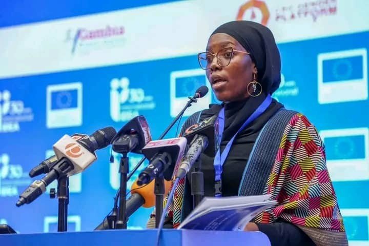 GPU president, Isatou Keita