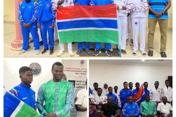 Gambian Teams with Minister Badjie