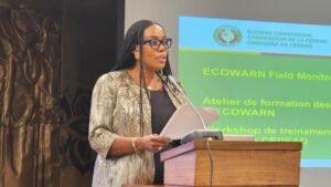 data collection and AI speech at ECOWAS training