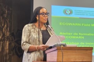 data collection and AI speech at ECOWAS training